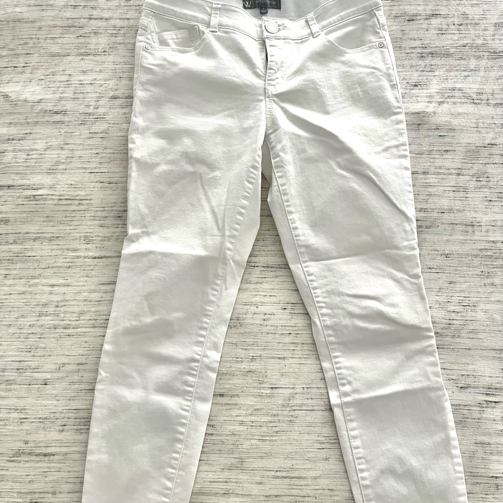 Wit & Wisdom Crisp White Skinny Jeans